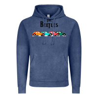 Vintage Denim beetles Vintage Hoodie - FloraArt