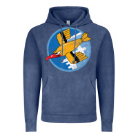 Vintage Denim Ww2 91St Bomb Squadron Flying Fortress Soaring Bird Patch Vintage Hoodie - FloraArt
