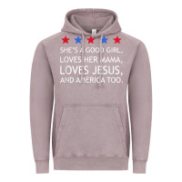 Vintage Zinc she's a good girl, she's loves her mama, loves jesus t shirt Vintage Hoodie - FloraArt