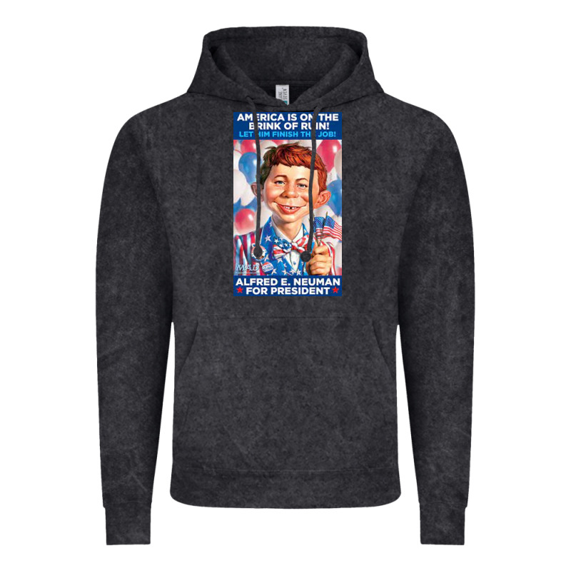 Alfred E. Neuman For President Vintage Hoodie by FloraArt | Teevron