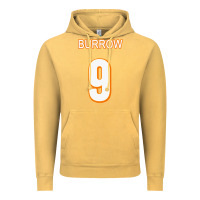 Vintage Mustard Burrow Jersey Vintage Hoodie - FloraArt