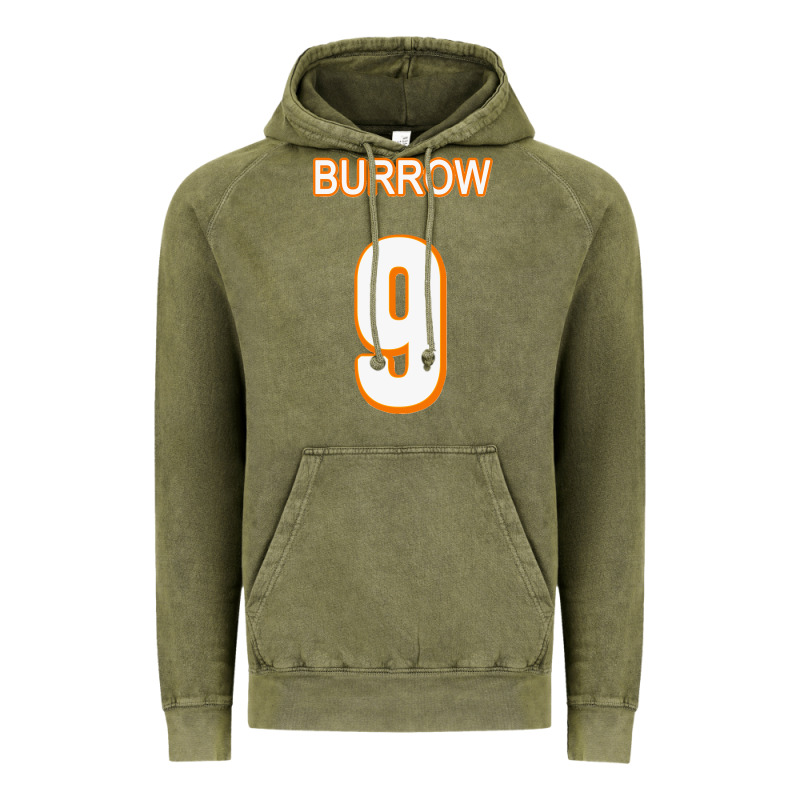 Burrow Jersey Vintage Hoodie by FloraArt | Teevron