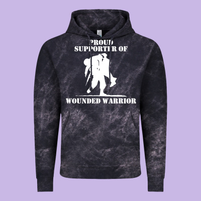 Wounded Warrior Vintage Hoodie Designed By Floraart