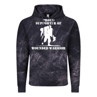 Cloud Black wounded warrior Vintage Hoodie - FloraArt