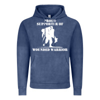 Vintage Denim wounded warrior Vintage Hoodie - FloraArt