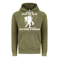 Vintage Olive wounded warrior Vintage Hoodie - FloraArt
