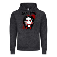 Vintage Black Billy Puppet Saw Jigsaw Inspired Vintage Hoodie - FloraArt