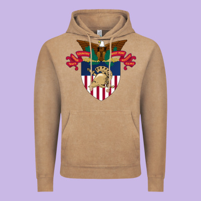 United States, Military Academy Vintage Hoodie Designed By Floraart