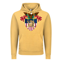 Vintage Mustard United States, Military Academy Vintage Hoodie - FloraArt