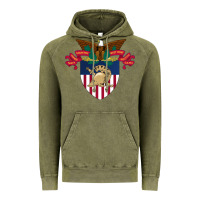 Vintage Olive United States, Military Academy Vintage Hoodie - FloraArt