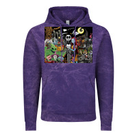 Cloud Purple nightmare before christmas Vintage Hoodie - FloraArt