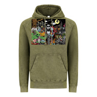 Vintage Olive nightmare before christmas Vintage Hoodie - FloraArt