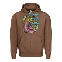 Chestnut Blame It All On My Roots Zipper Hoodie - JahusDesignShop