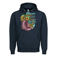 Navy Blame It All On My Roots Zipper Hoodie - JahusDesignShop