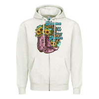 Oatmeal Heather Blame It All On My Roots Zipper Hoodie - JahusDesignShop