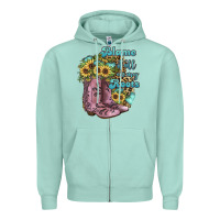 Seafoam Blame It All On My Roots Zipper Hoodie - JahusDesignShop