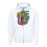 White Blame It All On My Roots Zipper Hoodie - JahusDesignShop