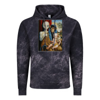 Cloud Black alien chimp baby religion conspiracy poster Vintage Hoodie - FloraArt