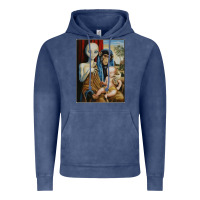 Vintage Denim alien chimp baby religion conspiracy poster Vintage Hoodie - FloraArt
