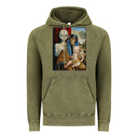 Vintage Olive alien chimp baby religion conspiracy poster Vintage Hoodie - FloraArt