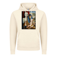 Vintage Artic alien chimp baby religion conspiracy poster Vintage Hoodie - FloraArt