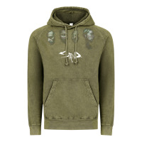 Vintage Olive ELEKTRA STAIND Vintage Hoodie - FloraArt