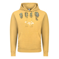 Vintage Mustard ELEKTRA STAIND Vintage Hoodie - FloraArt