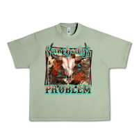 Somebody's Problem Bull Skull Urban Heavy Tee | Teevron