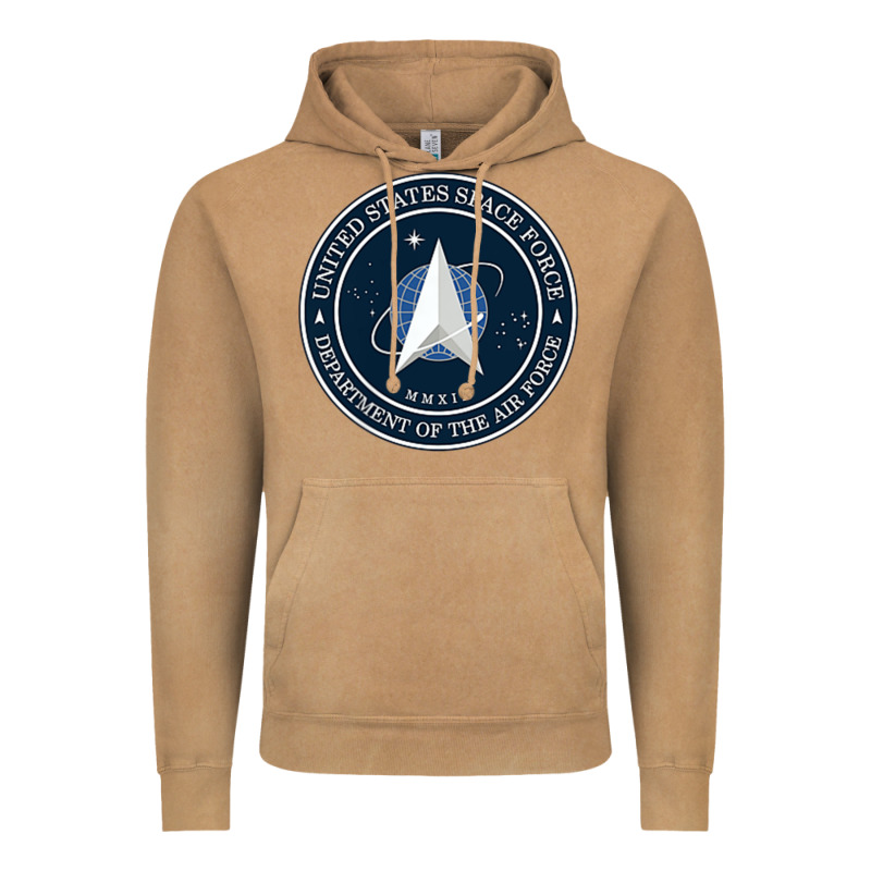Official United States Space Force Ussf Military Patch Vintage Hoodie by FloraArt | Teevron