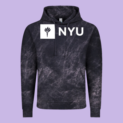 Nyu New York University Vintage Hoodie Designed By Floraart