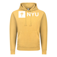 Vintage Mustard nyu new york university Vintage Hoodie - FloraArt