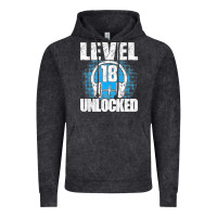 Level 18 Unlocked Birthday 18 Years Gamer Premium T Shirt Vintage Hoodie | Teevron