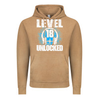 Vintage Camel Level 18 Unlocked Birthday 18 Years Gamer Premium T Shirt Vintage Hoodie - FloraArt