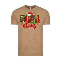 Vintage Coffee Christmas Gigi Claus Vintage Tee - FaDigitalArtStudio