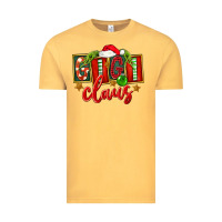 Vintage Mustard Christmas Gigi Claus Vintage Tee - FaDigitalArtStudio