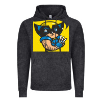 Vintage Black snikt i, wolverine Vintage Hoodie - FloraArt