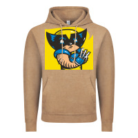 Vintage Coffee snikt i, wolverine Vintage Hoodie - FloraArt