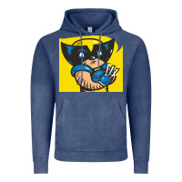Vintage Denim snikt i, wolverine Vintage Hoodie - FloraArt
