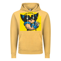 Vintage Mustard snikt i, wolverine Vintage Hoodie - FloraArt