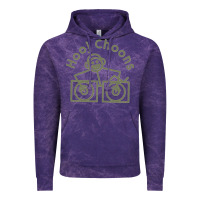 Cloud Purple Hooj Choons (Olive Green) Vintage Hoodie - FloraArt