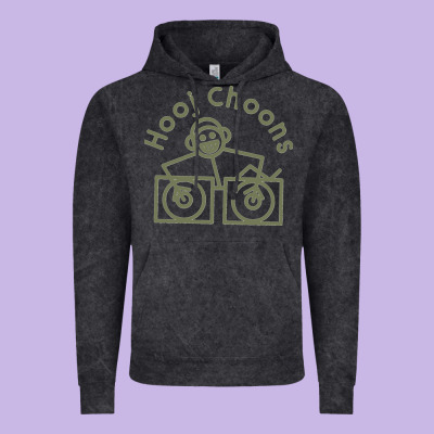 Hooj Choons (olive Green) Vintage Hoodie Designed By Floraart