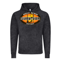 Vintage Black Survivor Outwit, Outplay, Outlast Vintage Hoodie - FloraArt