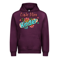 Mauve Wine little miss kindergarten Urban Hoodie - Jasminsmagicworld