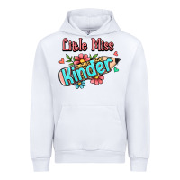 White little miss kindergarten Urban Hoodie - Jasminsmagicworld