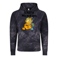 Cloud Black i hate monday Vintage Hoodie - FloraArt