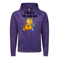 Cloud Purple i hate monday Vintage Hoodie - FloraArt