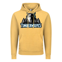 Vintage Mustard timberwolves Vintage Hoodie - FloraArt