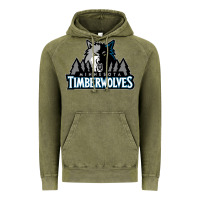 Vintage Olive timberwolves Vintage Hoodie - FloraArt