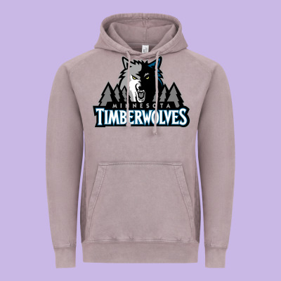 Timberwolves Vintage Hoodie Designed By Floraart