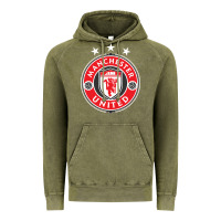 Vintage Olive United manchester Vintage Hoodie - FloraArt